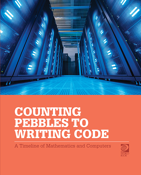 Counting Pebbles to Writing Code:  A Timeline of Mathematics and Computers