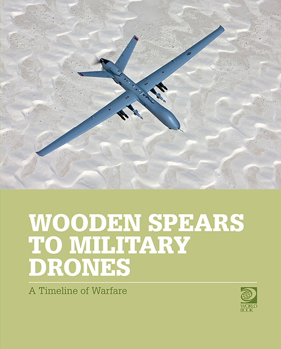 Wooden Spears to Military Drones:  A Timeline of Warfare