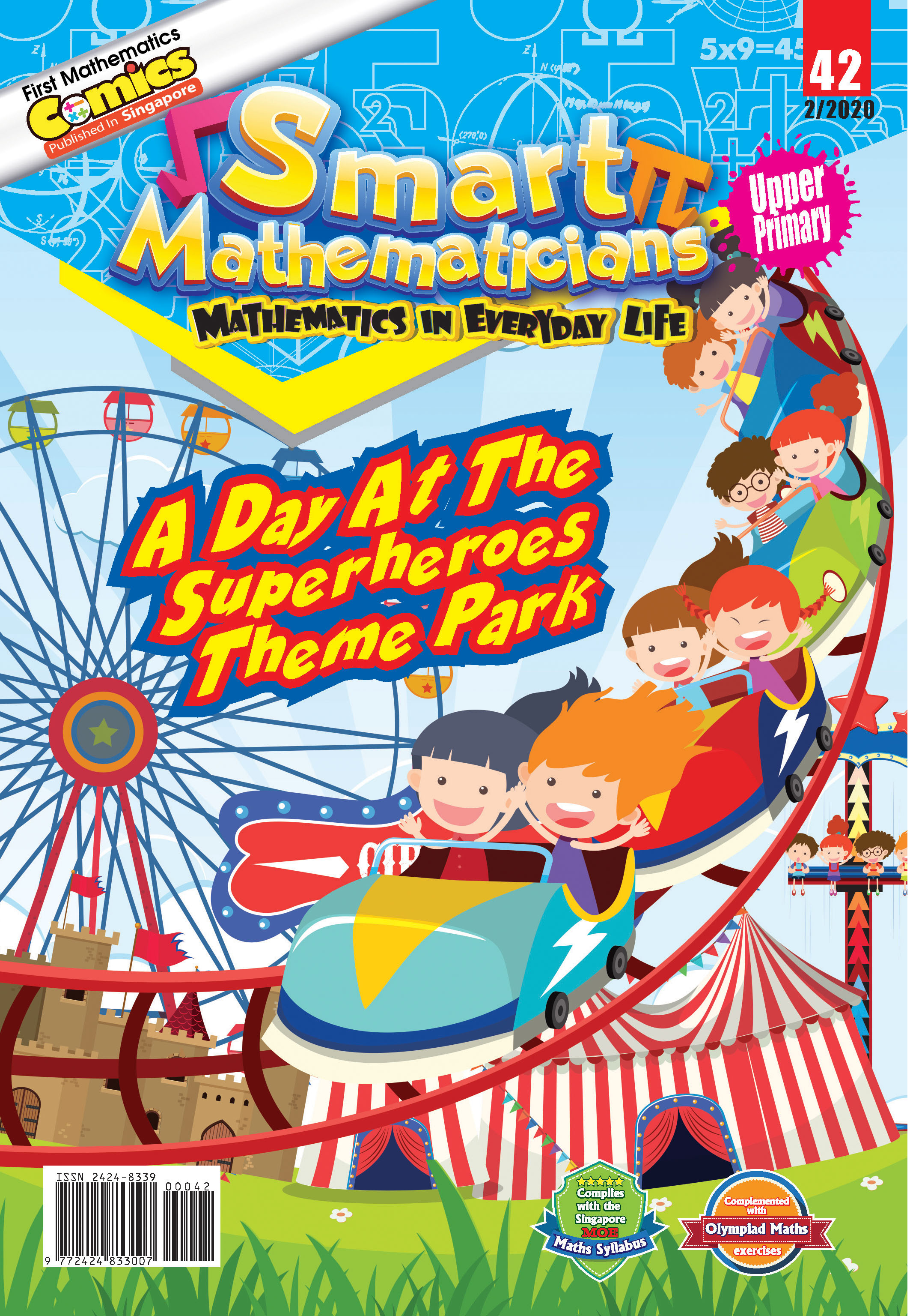Smart Mathematicians Upper Primary-42 A Day At The Superheroes Theme Park