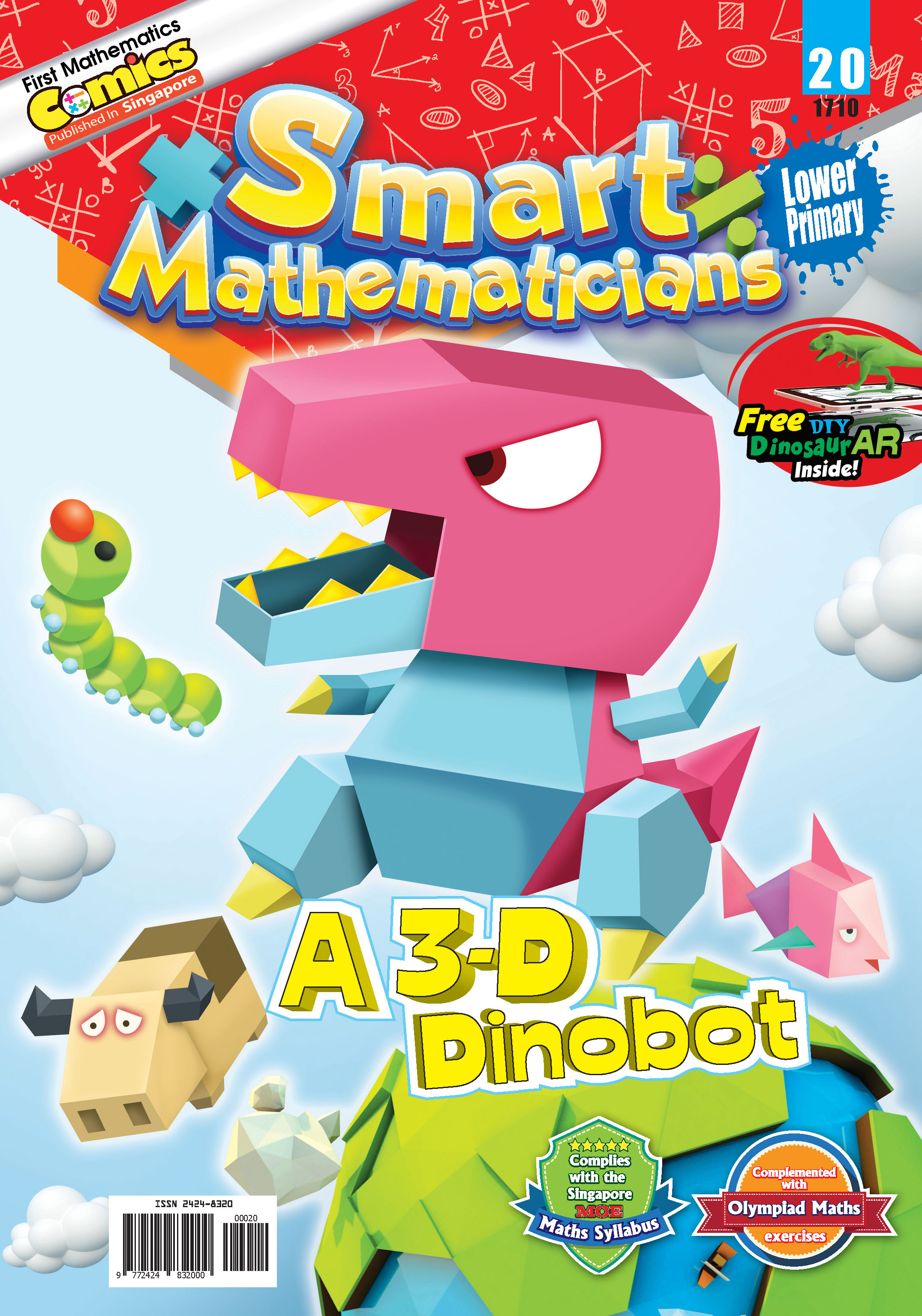 Smart Mathematicians Lower Primary-20 A 3-D Dinobot