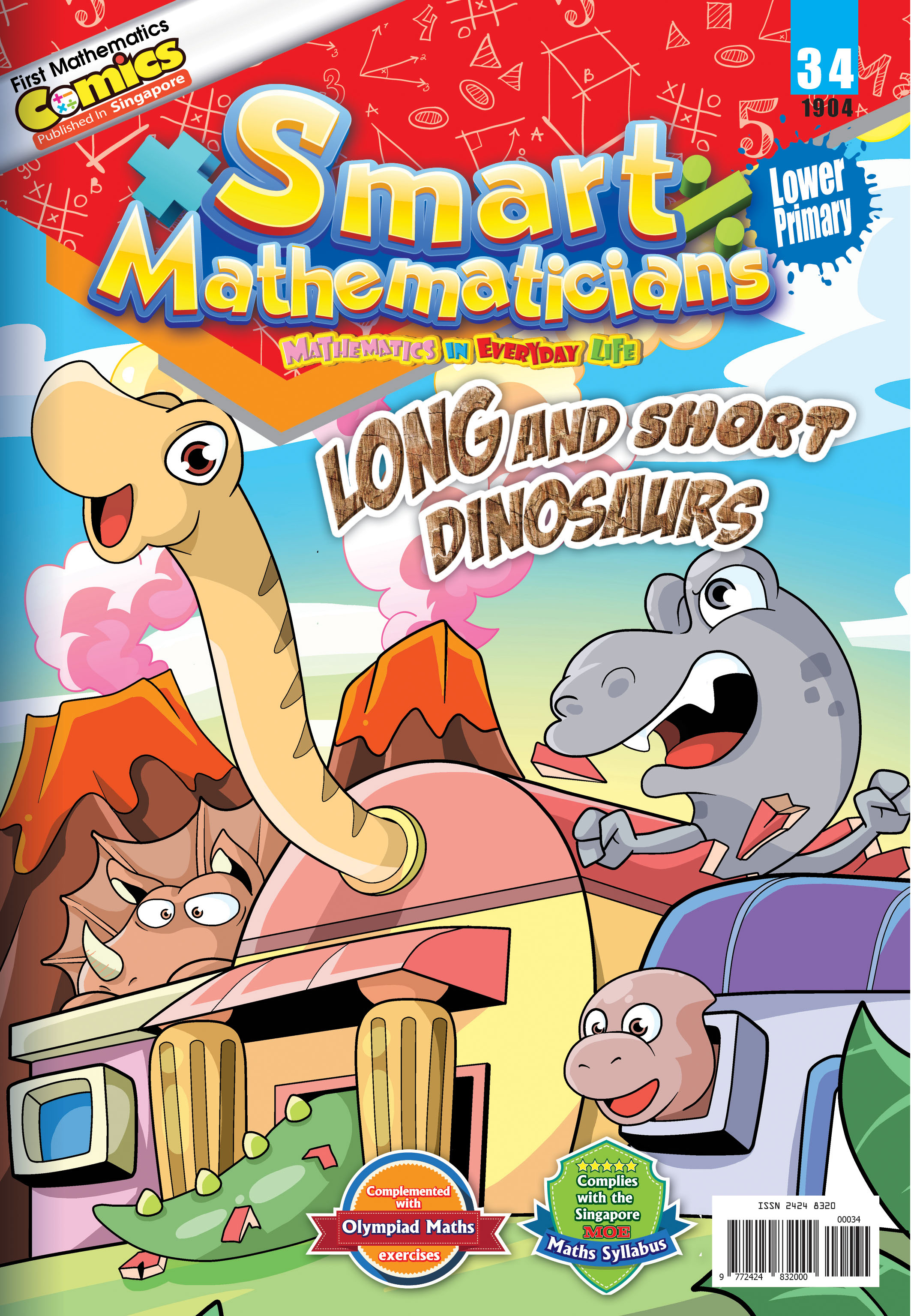 Smart Mathematicians Lower Primary-34 Long And Short Dinosaurs