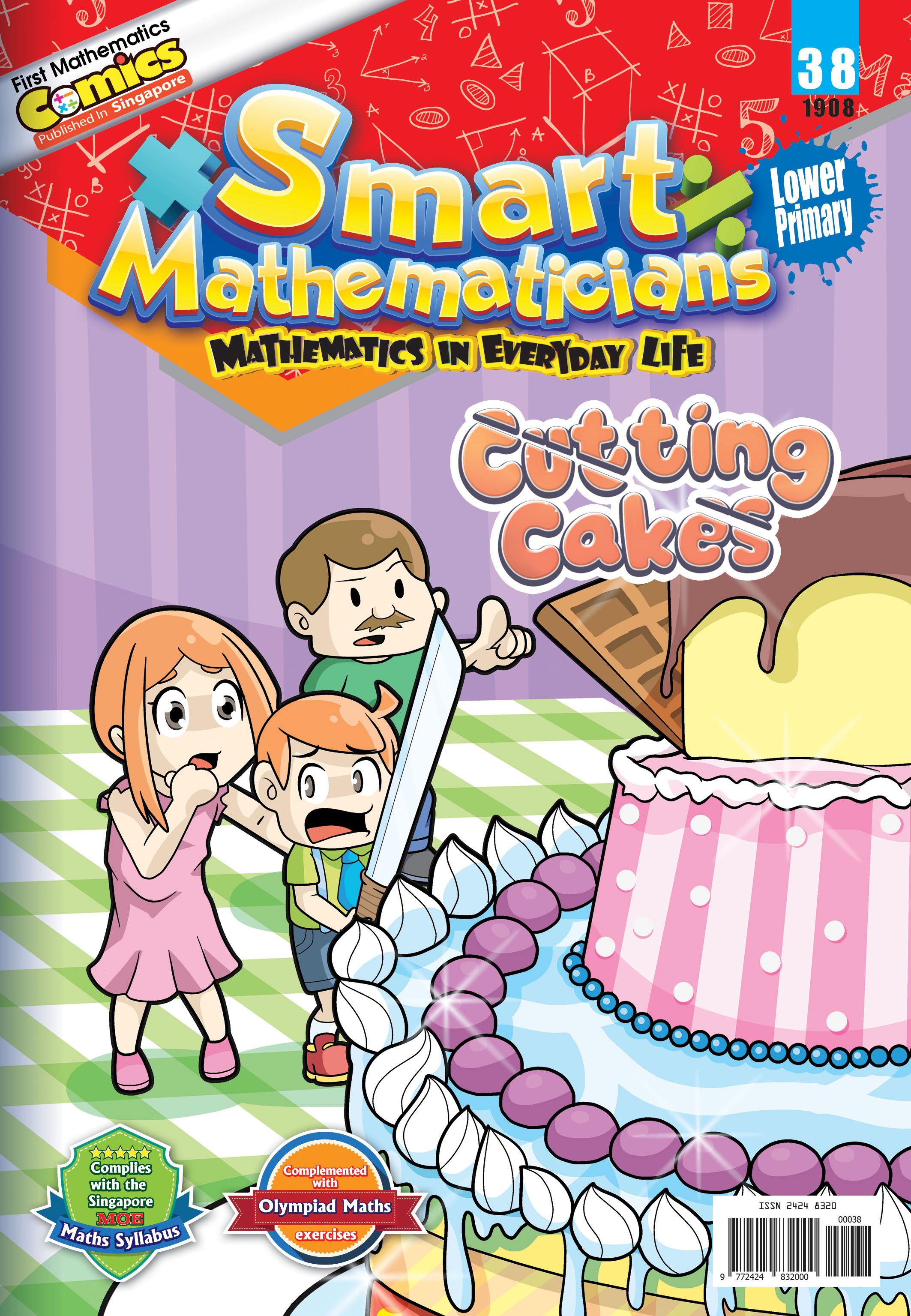 Smart Mathematicians Lower Primary-38 Cutting Cakes