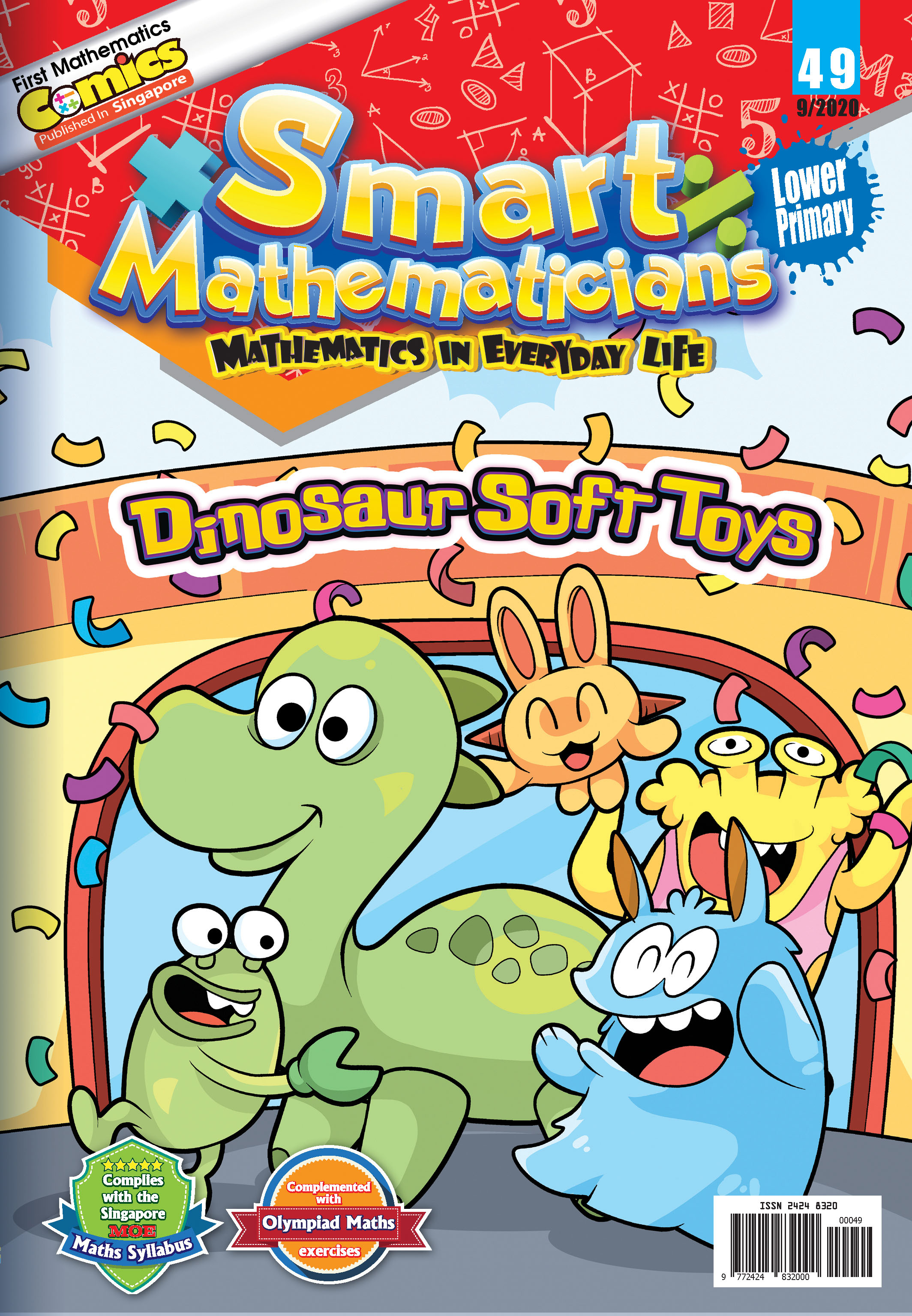 Smart Mathematicians Lower Primary-49 Dinosaur Soft Toys