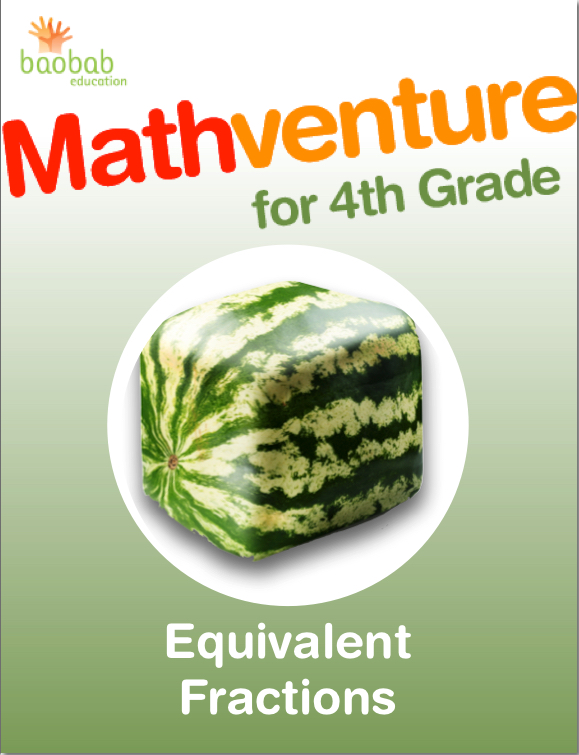Mathventure for 4th Grade: Equivalent Fractions
