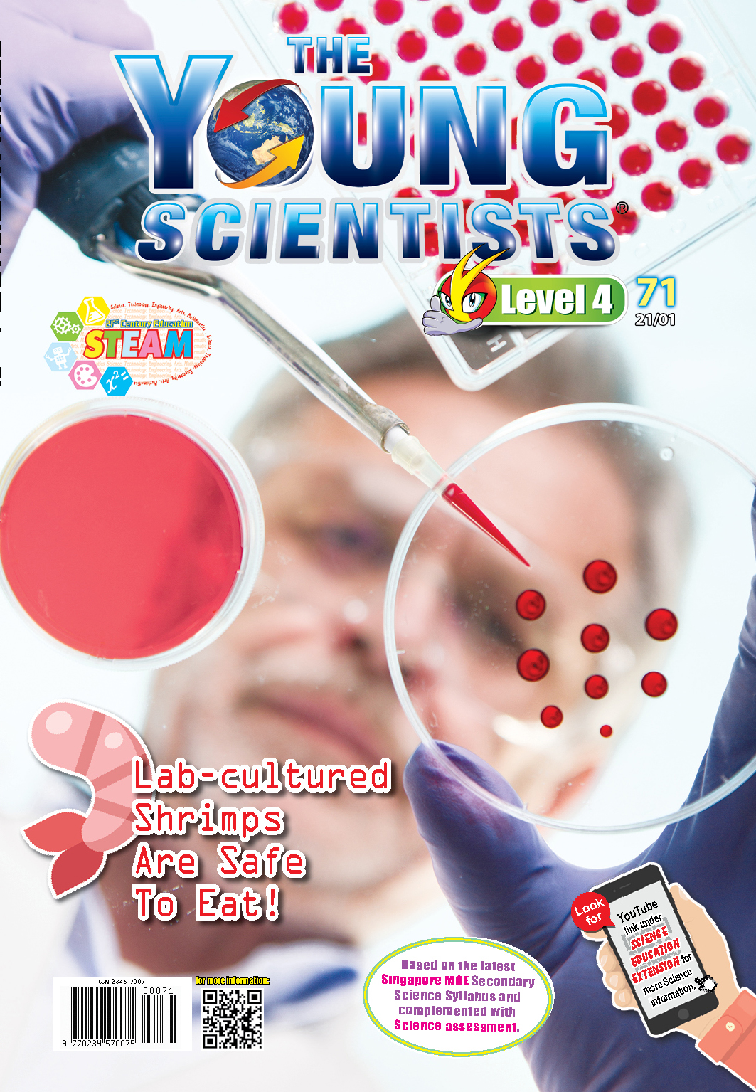 The Young Scientists Level 4- 71 Lab-cultured Shrimps Are Safe To Eat!