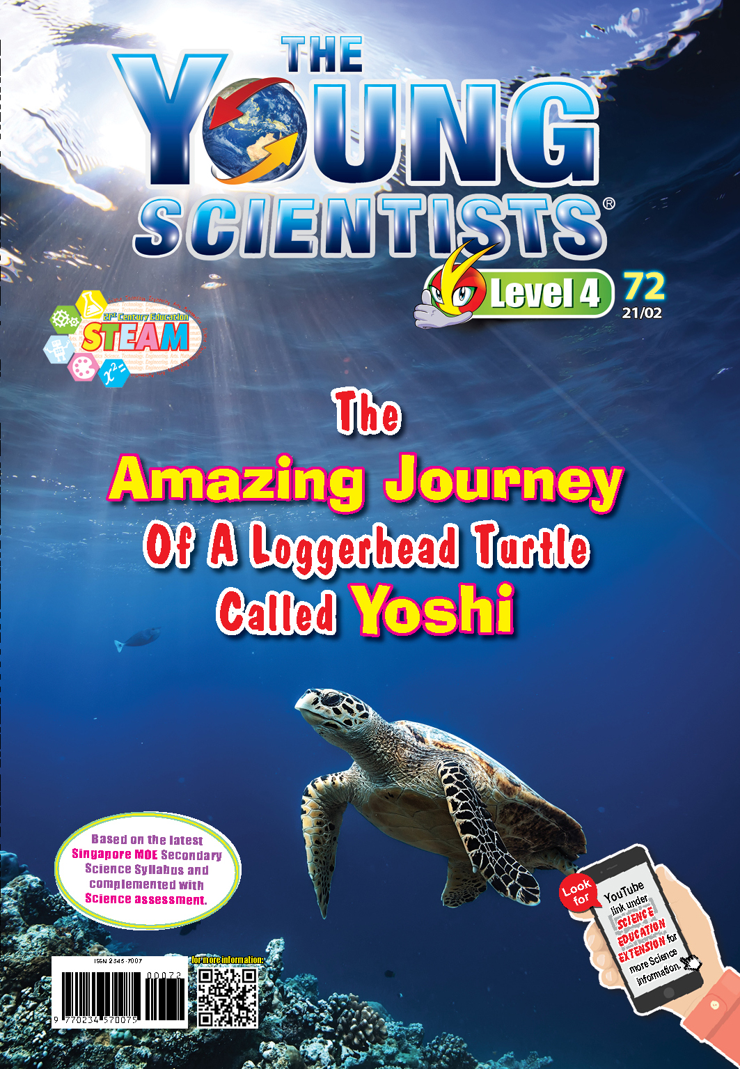 The Young Scientists Level 4- 72 The Amazing Journey Of A Loggerhead Turtle Called Yoshi