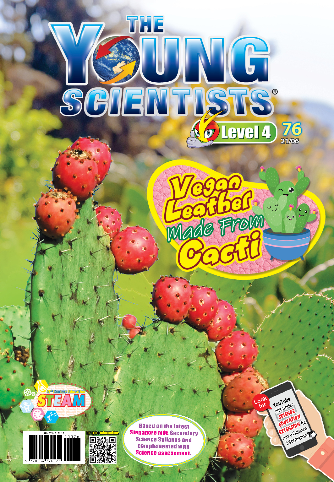The Young Scientists Level 4- 76 Vegan Leather Made From Cacti