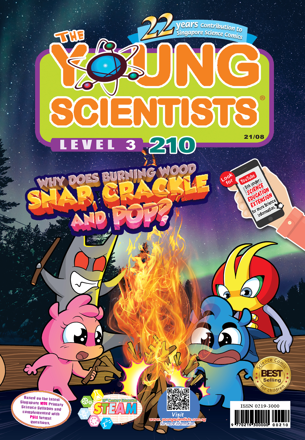 香港閱讀城 The Young Scientists Level 3 210 Why Does Burning Wood Snap