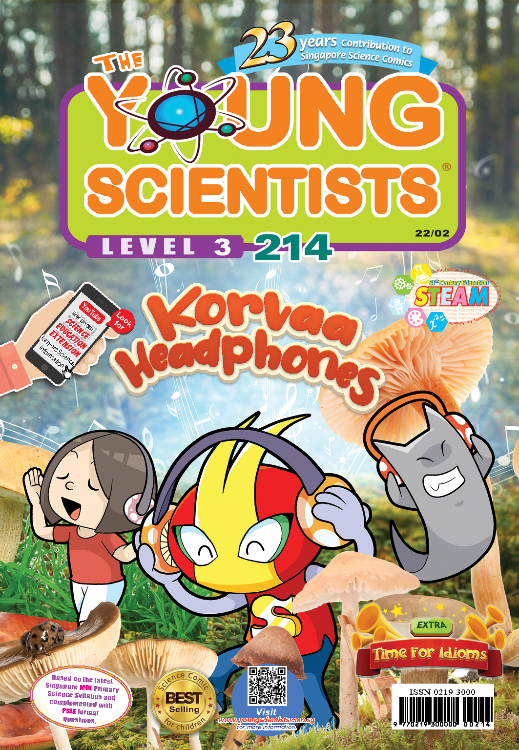 The Young Scientists Level 3- 214 Korvaa Headphones
