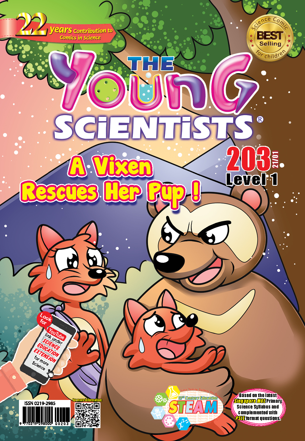 The Young Scientists Level 1- 203 A Vixen Rescues Her Pup!