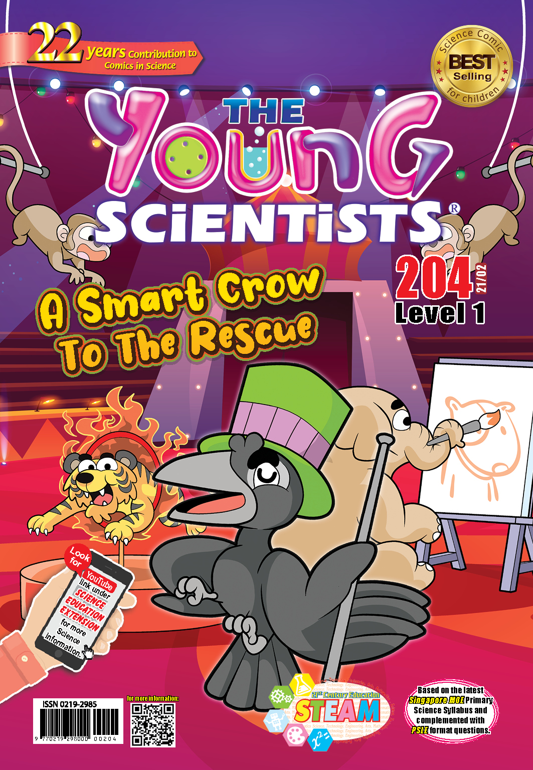 The Young Scientists Level 1- 204 A Smart Crow To The Rescue