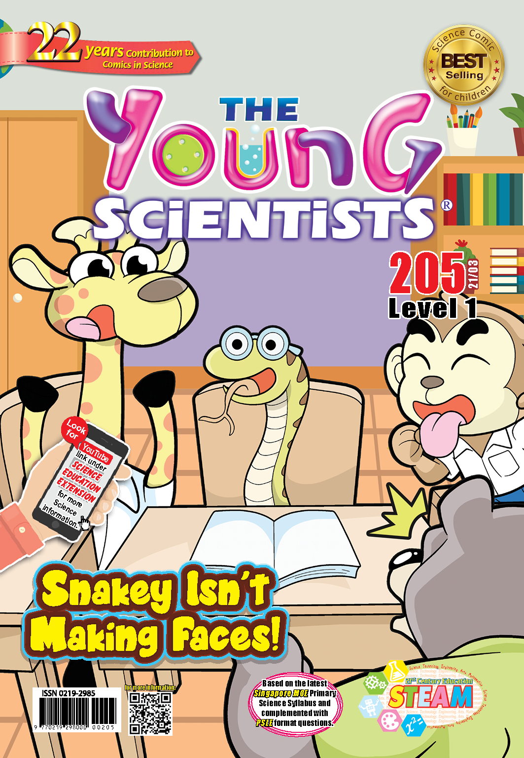 The Young Scientists Level 1- 205 Snakey Isn’t Making Faces!