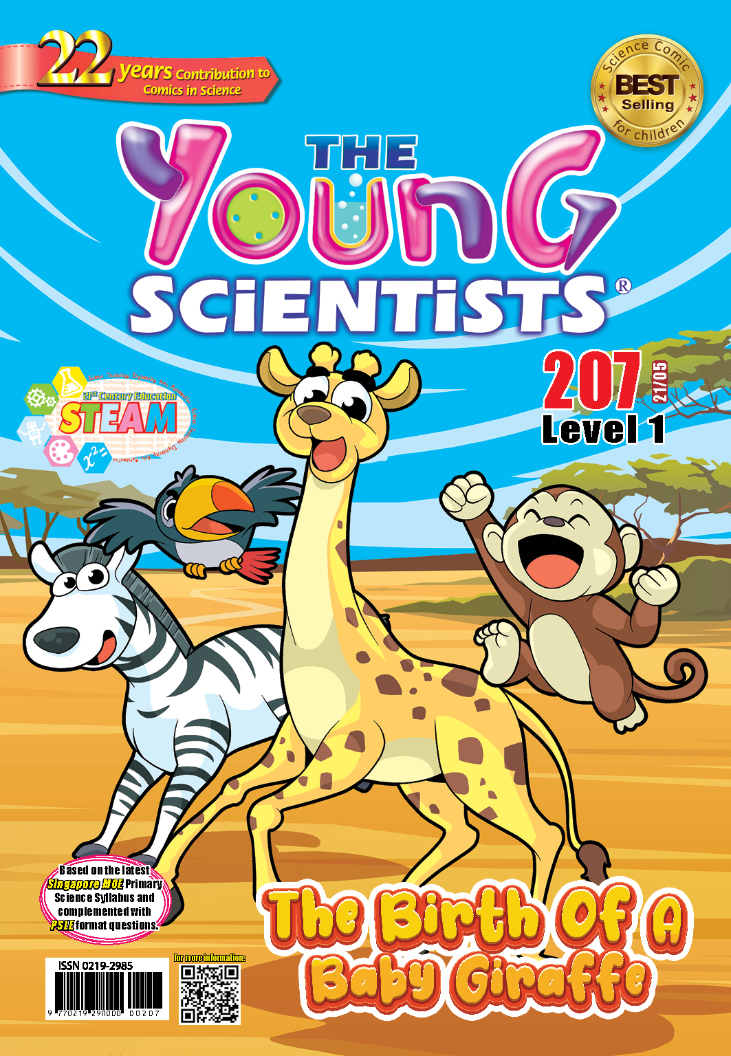 The Young Scientists Level 1- 207 The Birth Of A Baby Giraffe
