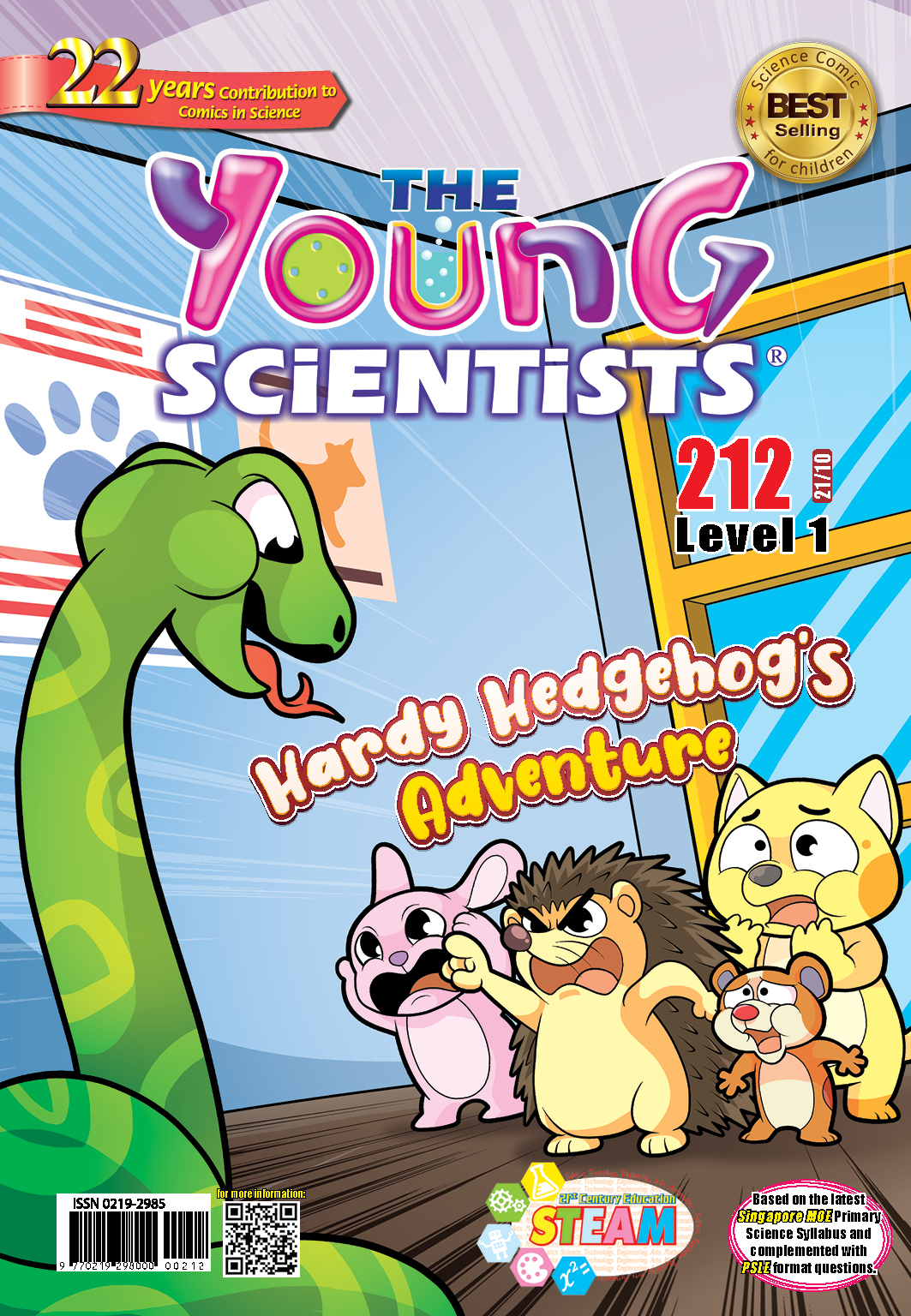The Young Scientists Level 1- 212 Hardy Hedgehog’s Adventure