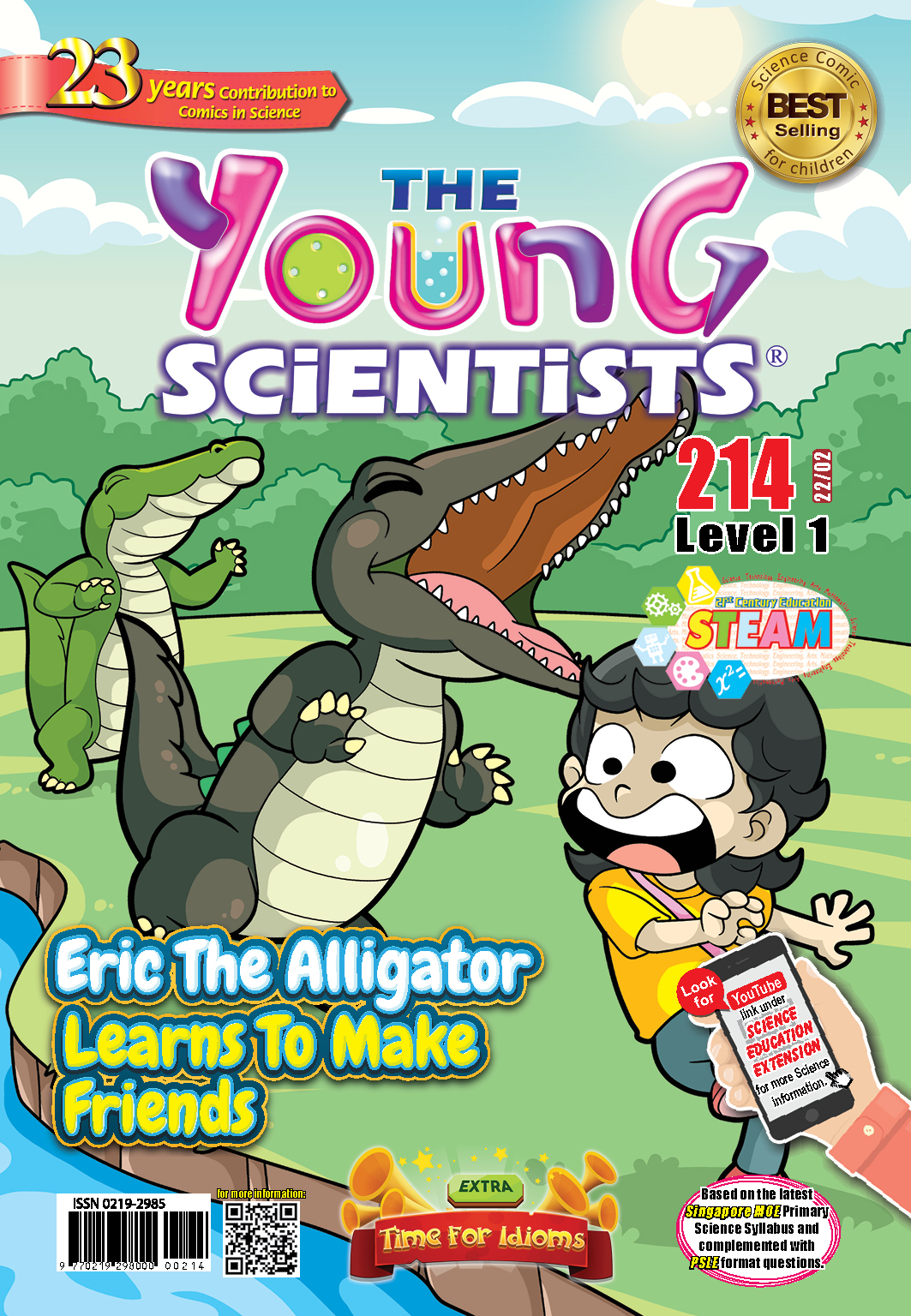 The Young Scientists Level 1- 214 Eric The Alligator Learns To Make Friends