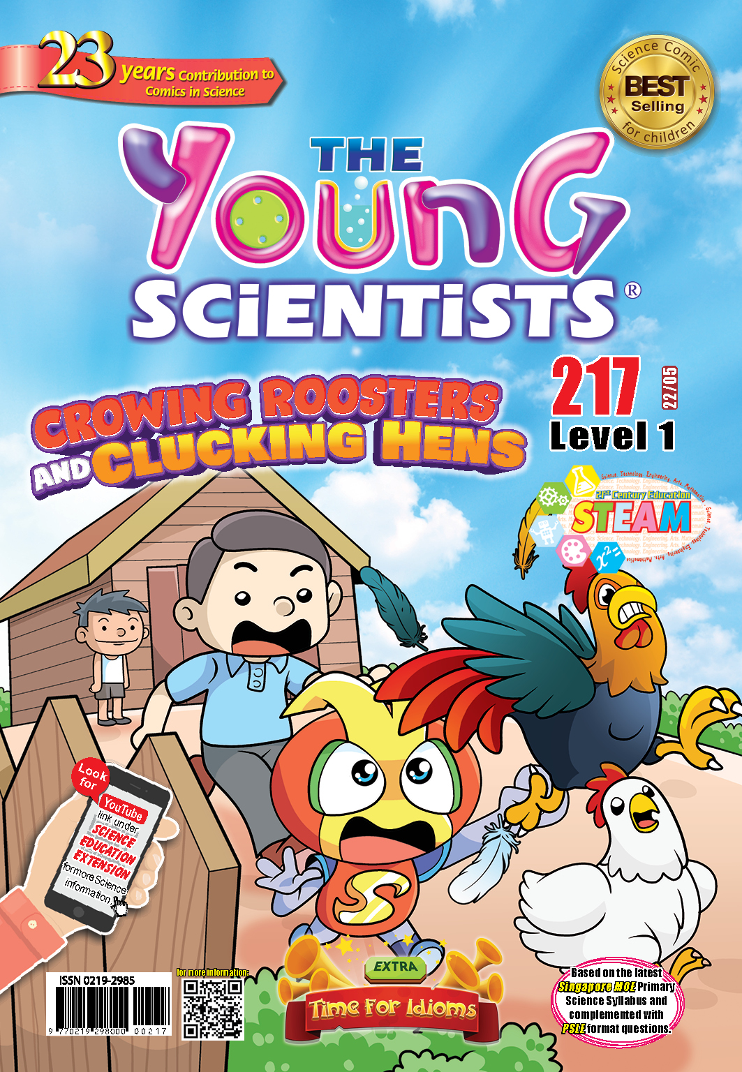 The Young Scientists Level 1- 217 Crowing Roosters And Clucking Hens
