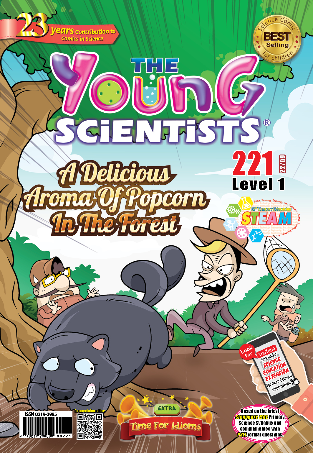 The Young Scientists Level 1- 221 A Delicious Aroma Of Popcorn In The Forest
