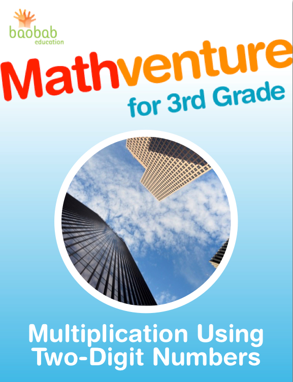 Mathventure for 3rd Grade: Multiplication Using Two-Digit Numbers