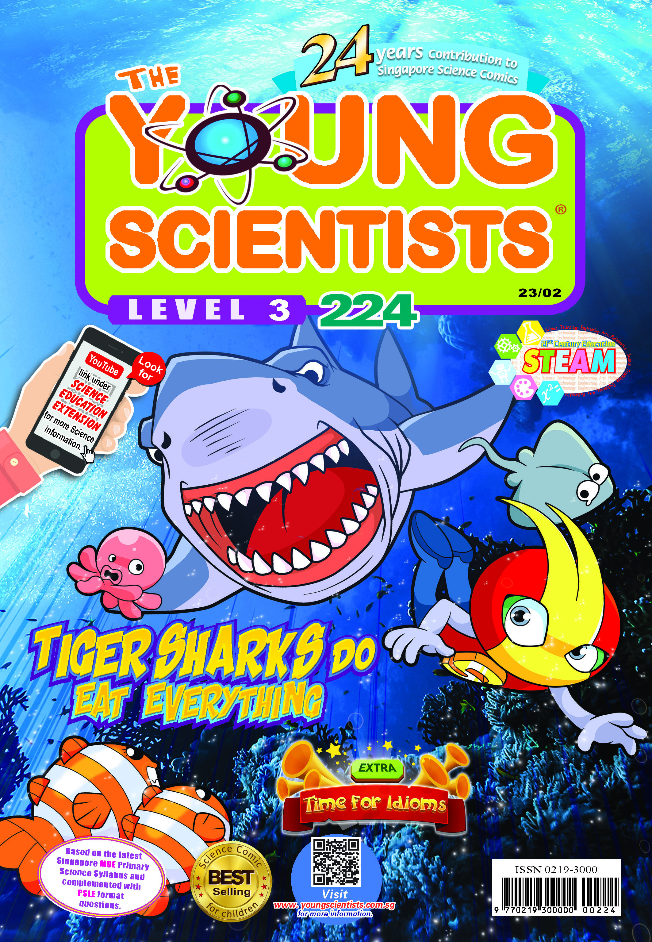 The Young Scientists Level 3 (224) Tiger Sharks Do Eat Everything