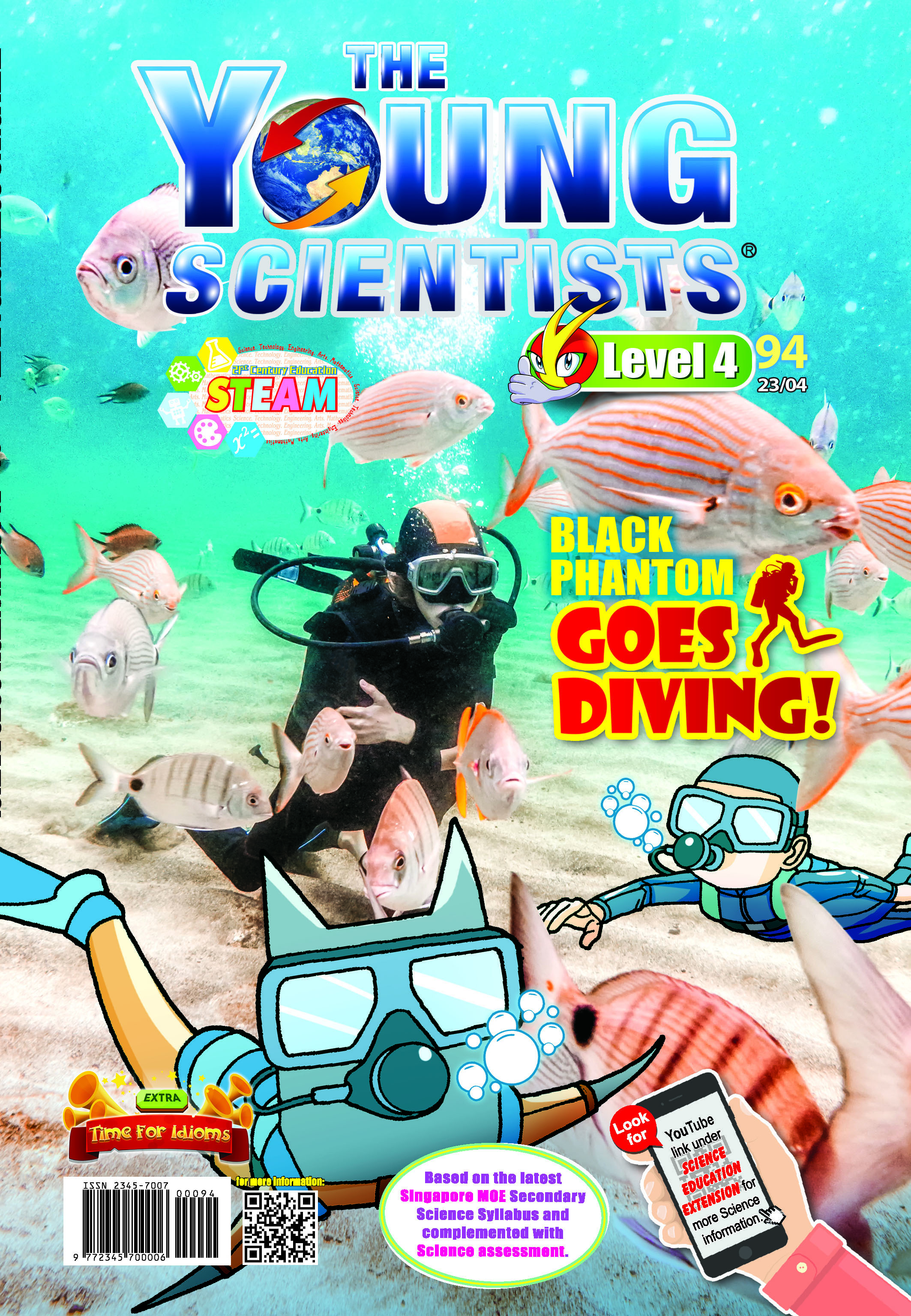 The Young Scientists Level 4 (94) Black Phantom Goes Diving!