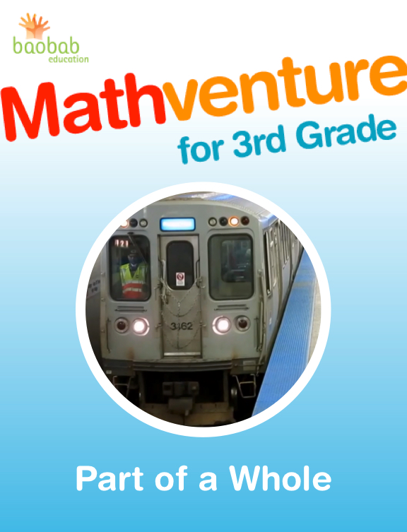 Mathventure for 3rd Grade: Part of a Whole